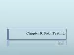 Chapter 9: Path Testing