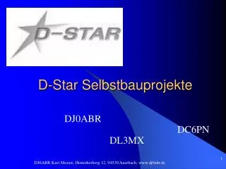 d star selbstbauprojekte