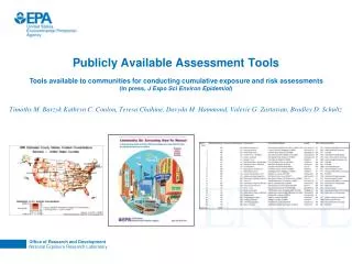 Publicly Available Assessment Tools