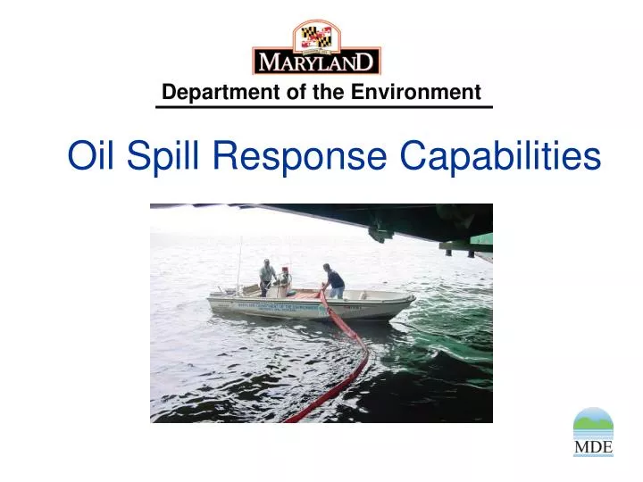 oil spill response capabilities