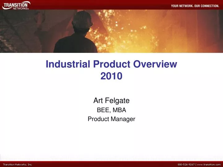 industrial product overview 2010