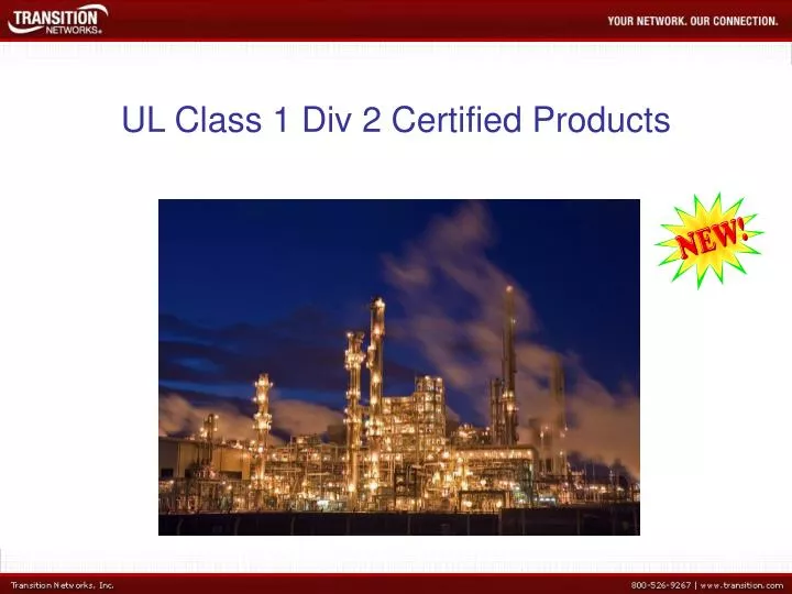 ul class 1 div 2 certified products