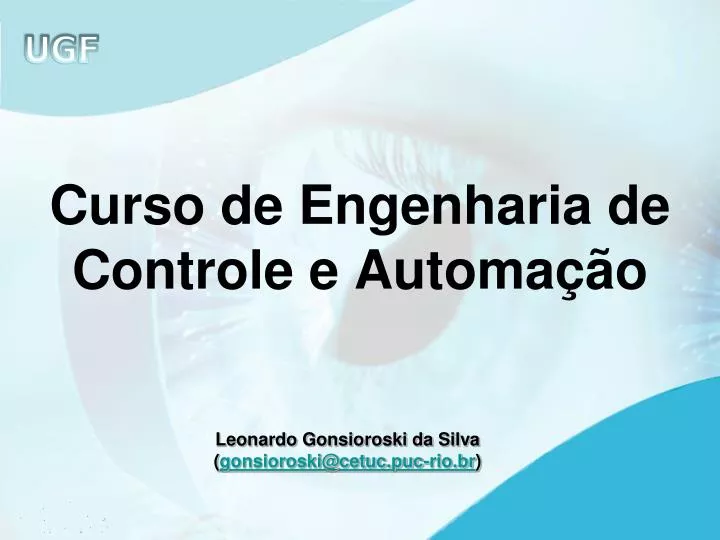 curso de engenharia de controle e automa o