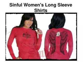Cheap Sinful Womens Long Sleeve
