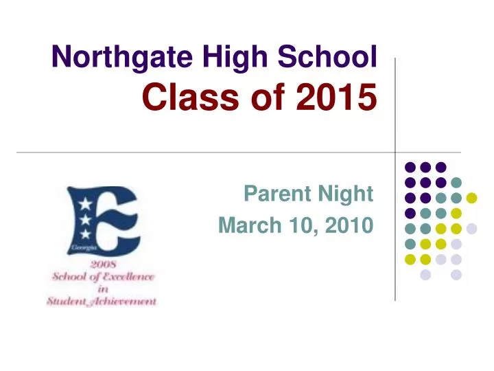northgate high school class of 2015
