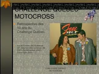 challenge qu bec motocross