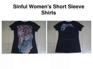Cheap Sinful Womens Tshirts