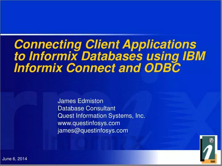 connecting client applications to informix databases using ibm informix connect and odbc