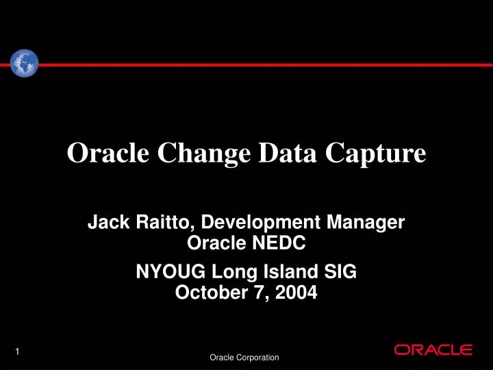 oracle change data capture