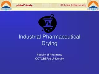 Industrial Pharmaceutical Drying