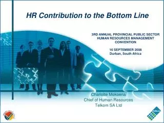 HR Contribution to the Bottom Line