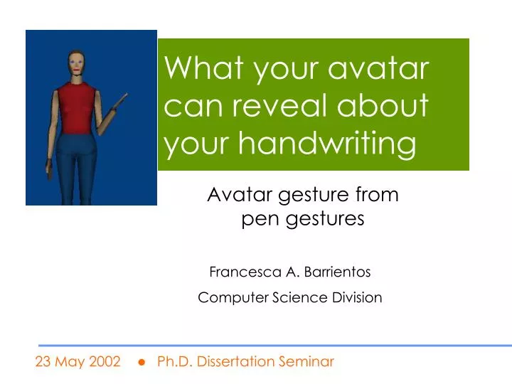 what your avatar can reveal about your handwriting