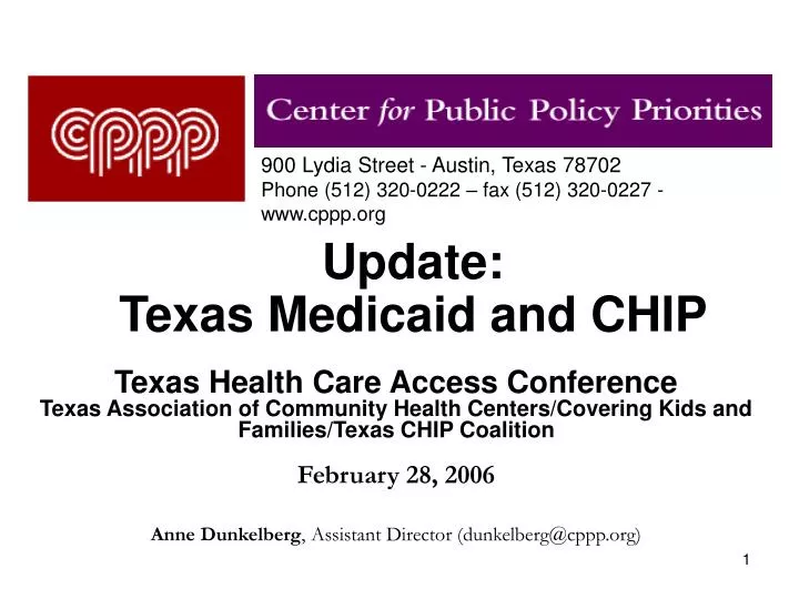 update texas medicaid and chip