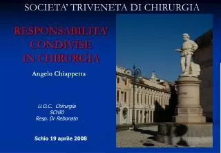 responsabilita condivise in chirurgia