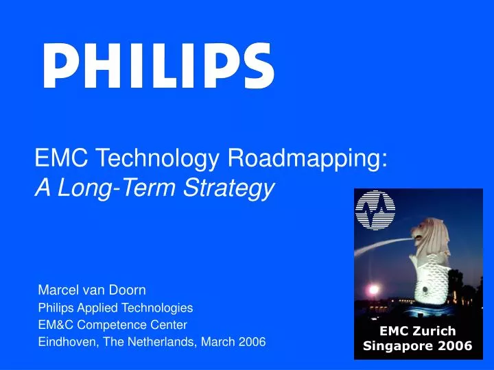 emc technology roadmapping a long term strategy