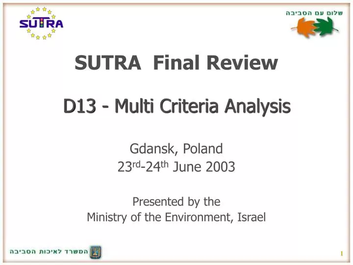 sutra final review