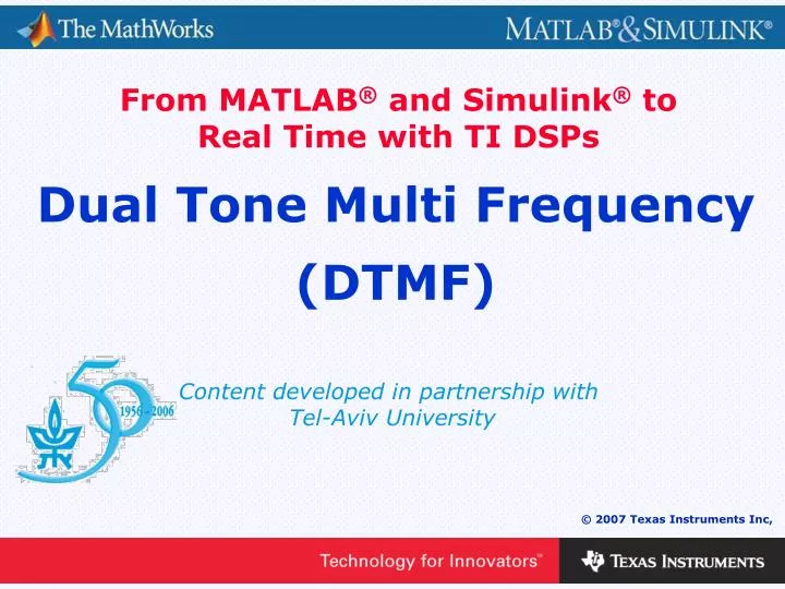 dual tone multi frequency dtmf