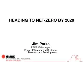 HEADING TO NET-ZERO BY 2020