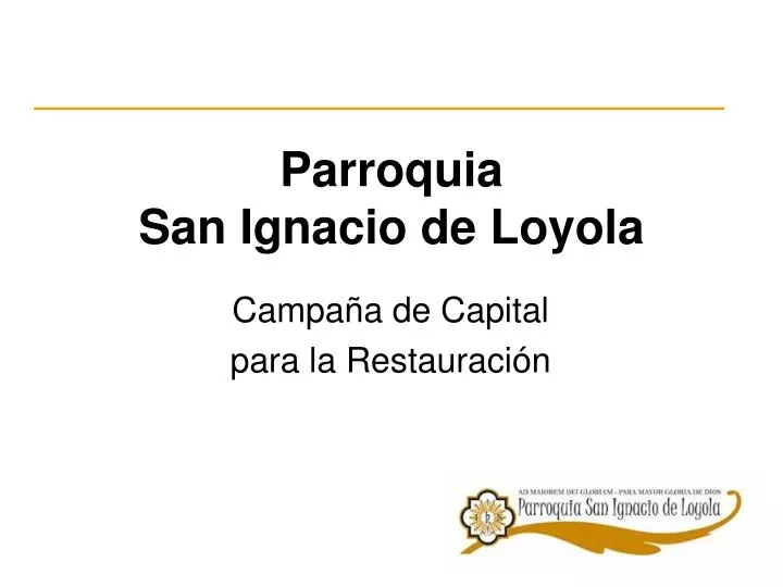 parroquia san ignacio de loyola