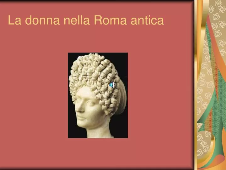 la donna nella roma antica