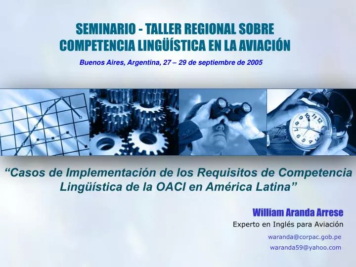 seminario taller regional sobre competencia ling stica en la aviaci n