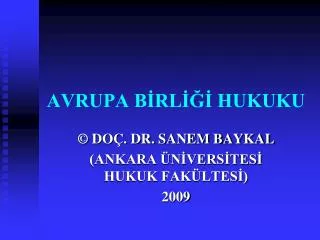 avrupa b rl hukuku