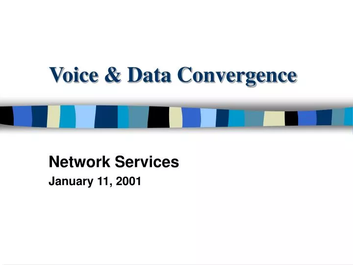 voice data convergence