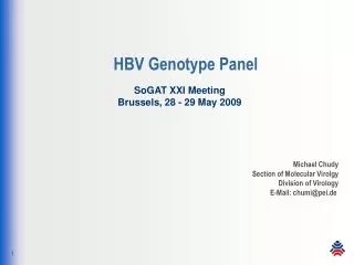 HBV Genotype Panel