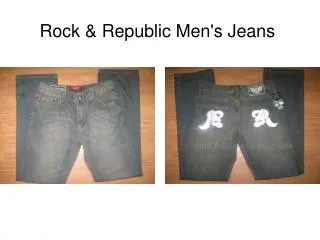 Cheap Rock & Republic Mens Jeans