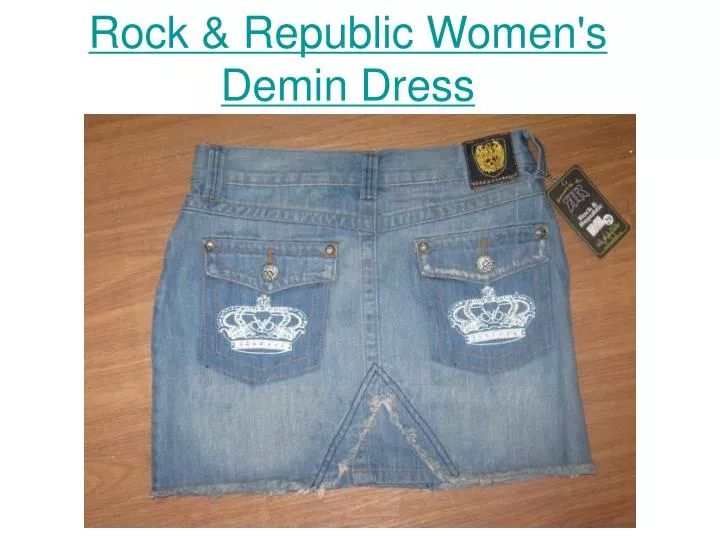 rock republic women s demin dress