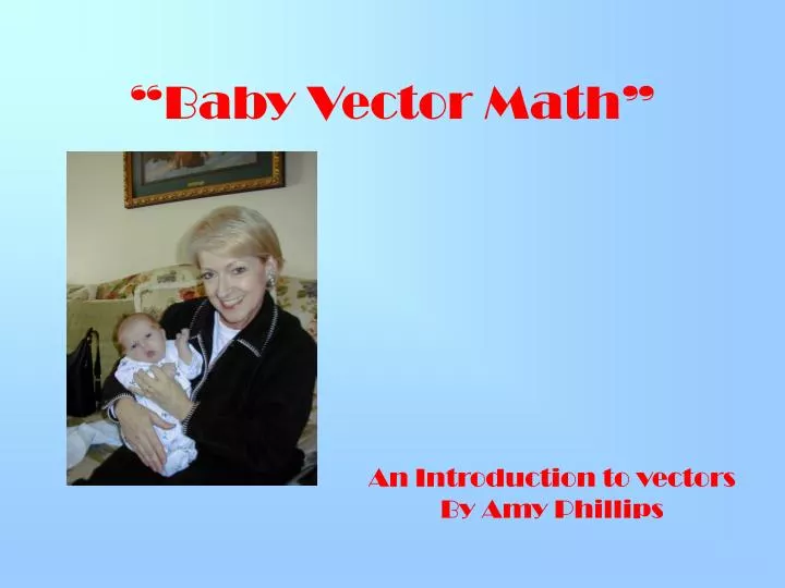 baby vector math