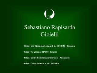 Sebastiano Rapisarda Gioielli