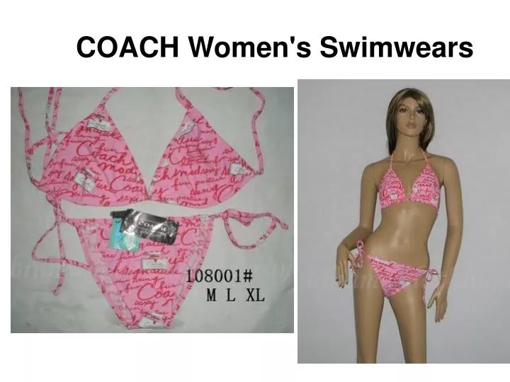 coach women s swimwears
