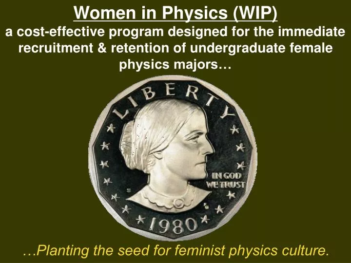 planting the seed for feminist physics culture