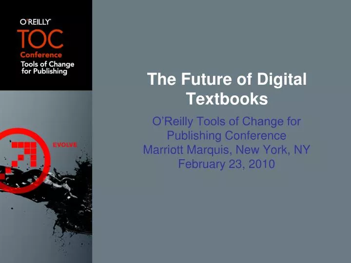 the future of digital textbooks