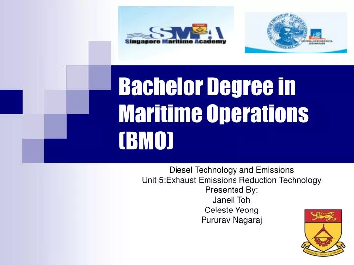 bachelor degree in maritime operations bmo