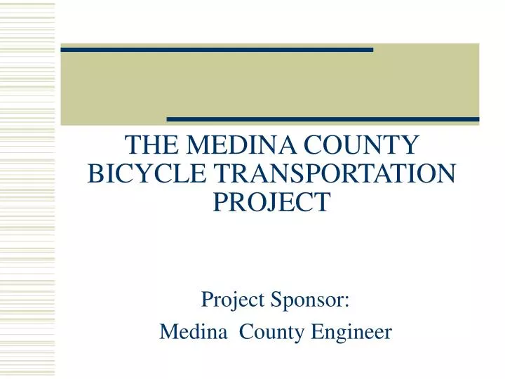 the medina county bicycle transportation project