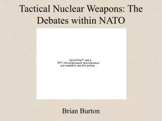 Tactical Nuclear Weapons: The Debates within NATO