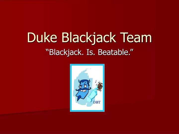 duke blackjack team