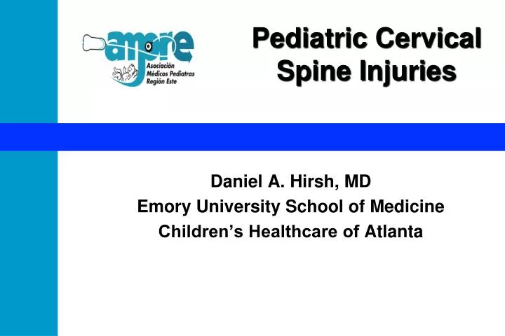 pediatric cervical spine injuries