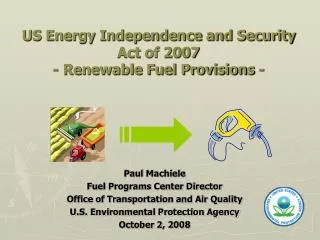 US Energy Independence and Security Act of 2007 - Renewable Fuel Provisions -