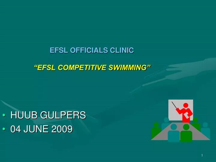 efsl officials clinic efsl competitive swimming