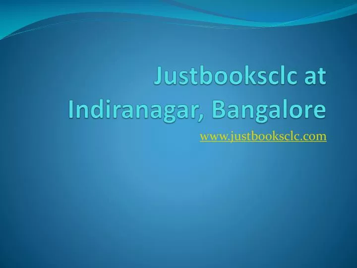 justbooksclc at indiranagar bangalore