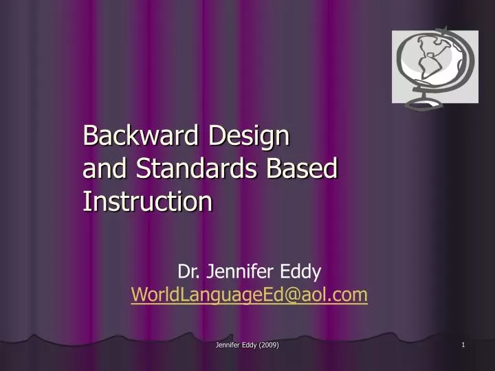 backward design and standards based instruction