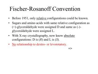 Fischer-Rosanoff Convention