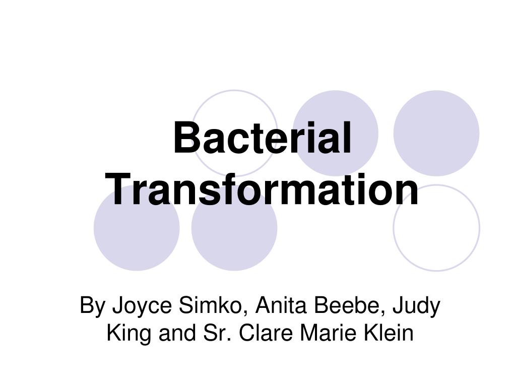 PPT - Bacterial Transformation PowerPoint Presentation, free download ...