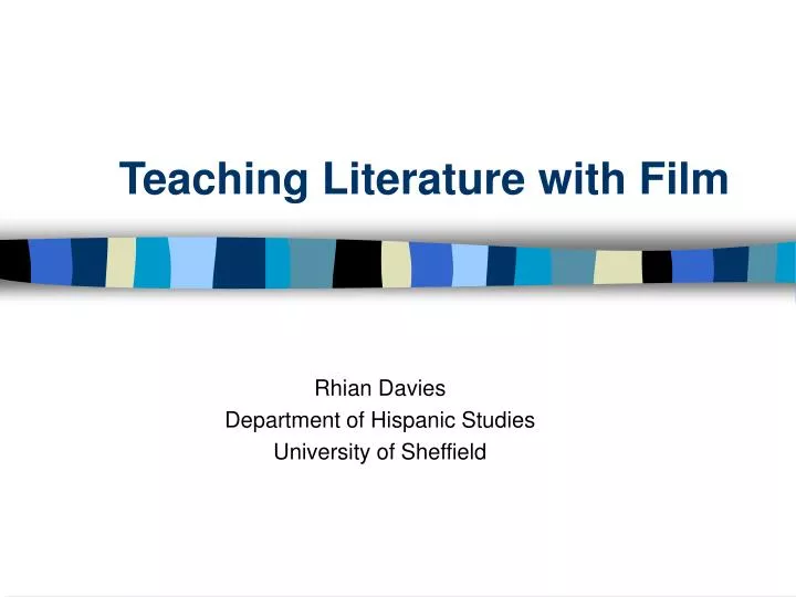 teaching literature with film