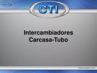 Intercambiadores Carcasa-Tubo
