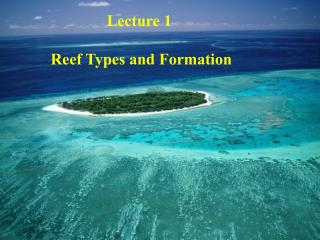 Lecture 1 Reef Types and Formation