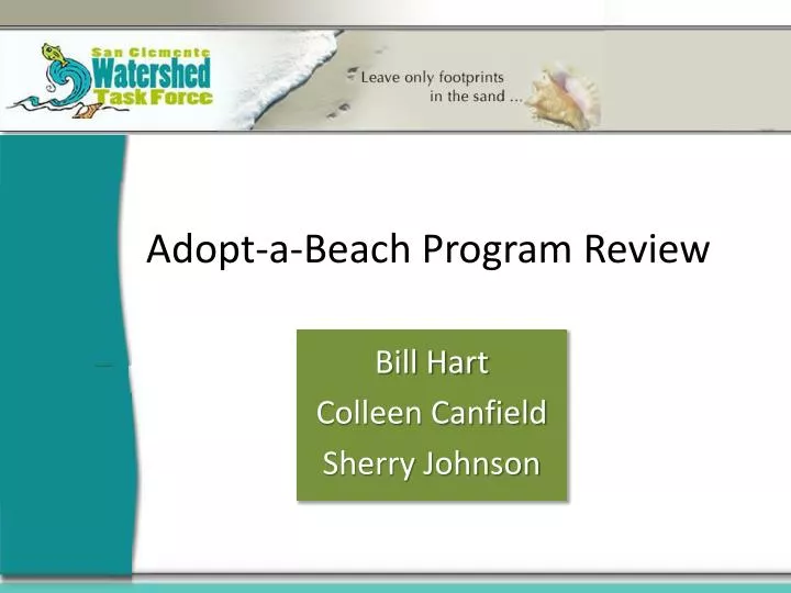 adopt a beach program review